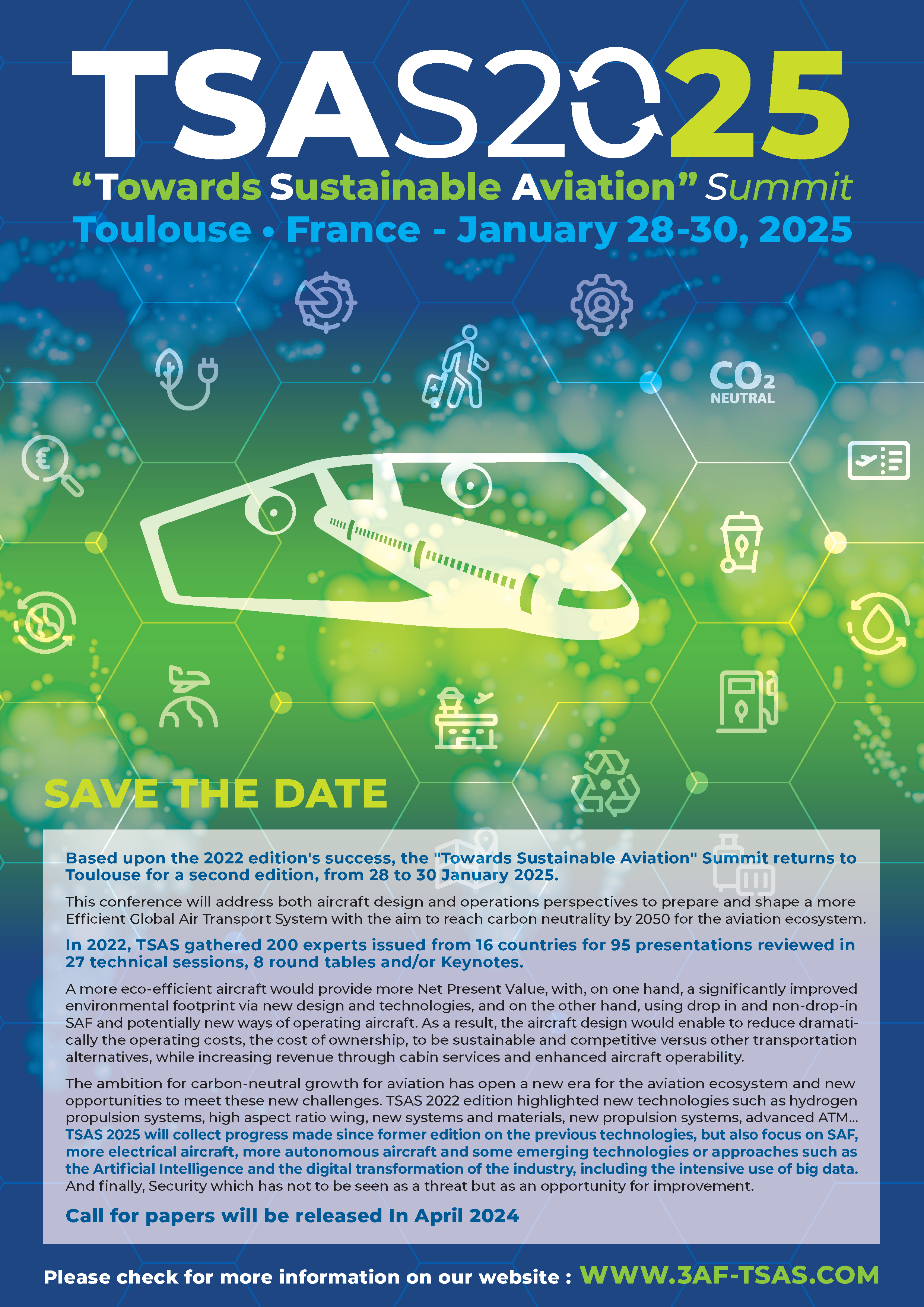 Page Cloture Towards Sustainable Aviation Summit 2025